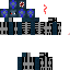 Texture for squidy_skeleton with two colored burning eyes