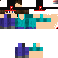 Texture for Steve chico con la gorra roja con la R de roblox 