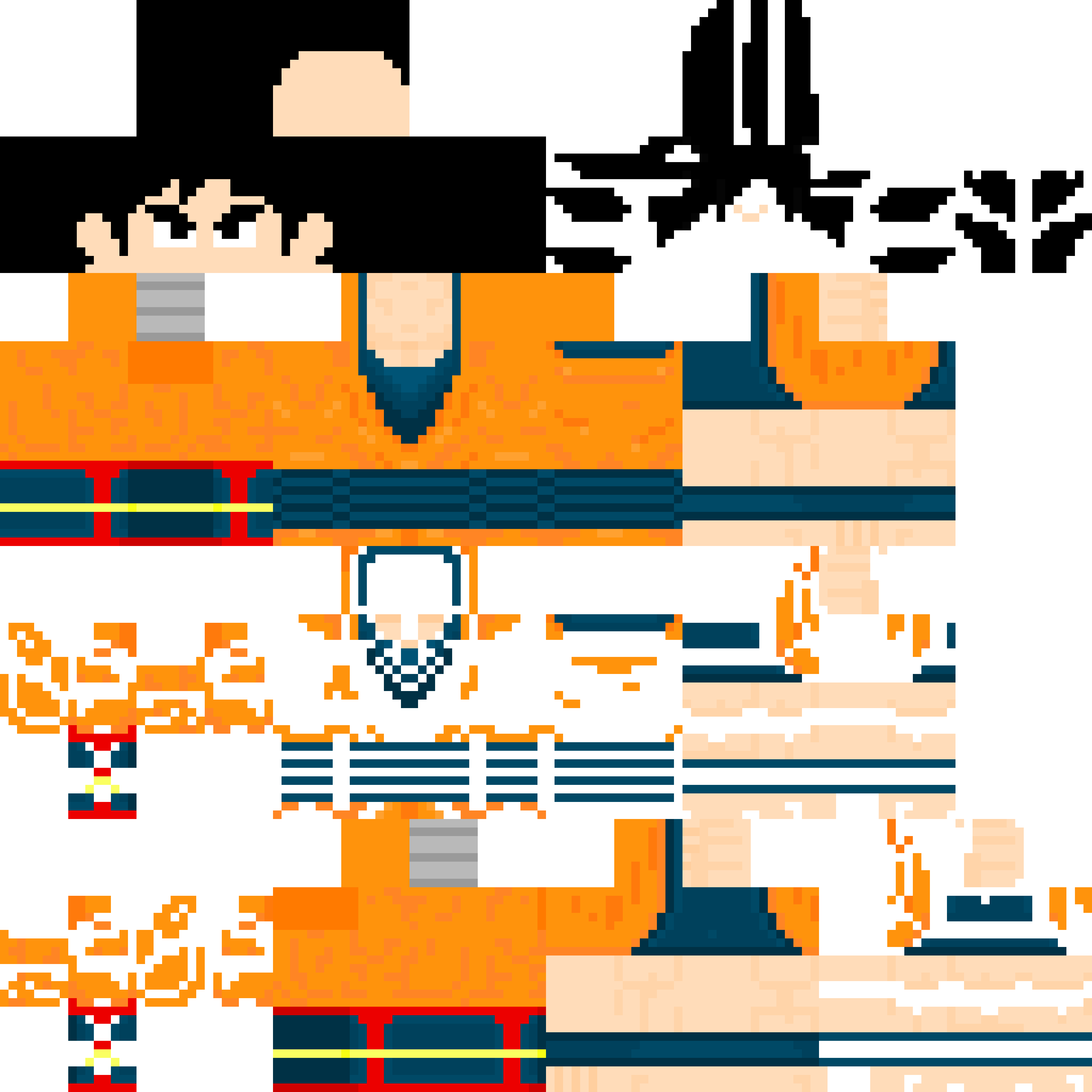 Texture for Goku Base HD BedRock