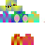 Texture for Rainbow Guy With two faces 