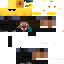 Texture for Steve de terno com pássaro fino
