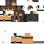 Texture for Hella Cute WereWolf Girl With Red Tipped Ears and Tail Red Eyes Aubrun Hair One Ripped Sleeve
