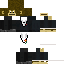 Texture for tuxedo suit monkey