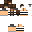 Texture for Pretty Girl With Brown Hair, Green Eyes, And Black Bow