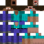 Texture for double layer skin