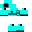 Texture for Space Squid Game Space Player Cyan