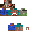 Texture for zombie-skeleton steve