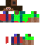 Texture for steve com roupas de cores opostas