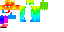 Texture for Cute rainbow cat