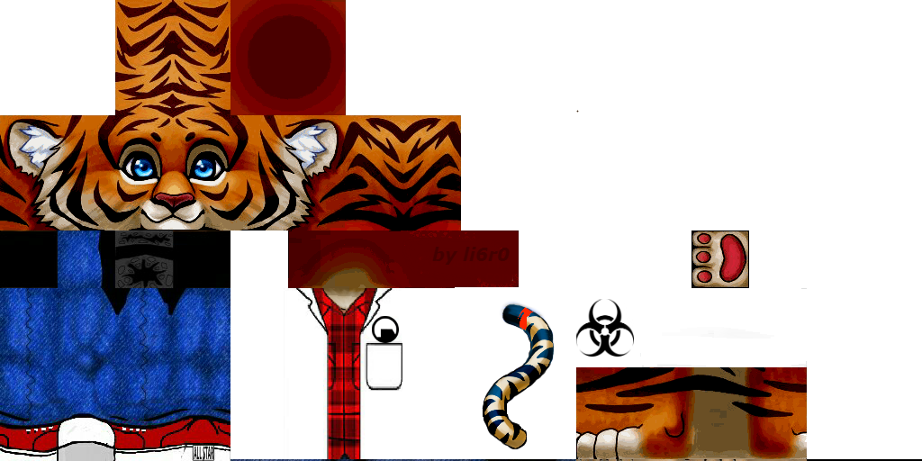 Texture for scientist tigra (by li6r0) *HD* 