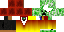 Texture for creeper fire tux