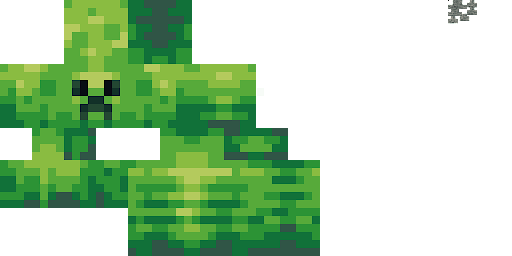 Texture for realistic creeper V3