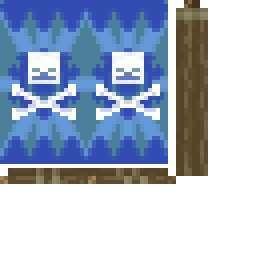 Texture for Blue Skeleton Banner