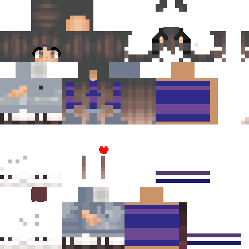 Texture for First time using hard minecraft skin app