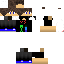 Texture for ProSidu com a roupa do creeper vs zumbie