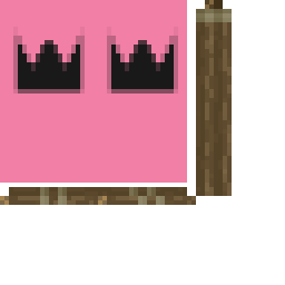 Texture for black pink crown cape