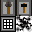 Texture for table de craft moderne et simple