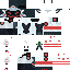 Texture for Red Protogen Minecraft Skin
