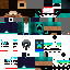 Texture for Ultimate merge of herobrine and my skin