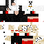 Texture for Head: The character wears a yellow cap or hood with a design that appears to have eyes on top, giving him a funny or quirky look. He has yellow hair visible on the side, which stands out in contrast to the cap. The face is simple, with well-defined dark eyes and no additional details such as mouth or nose, typical in Minecraft skins. Body: He wears a turquoise blue sweatshirt with white details representing the drawstrings of the hood, giving him a modern and casual style. The sweatshirt appears to have a b