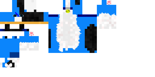 Texture for HD blue and white cat