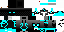 Texture for bright blue warrior