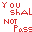 Texture for YOU SHALL NOT PASS 