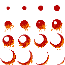 Texture for flaming explosion