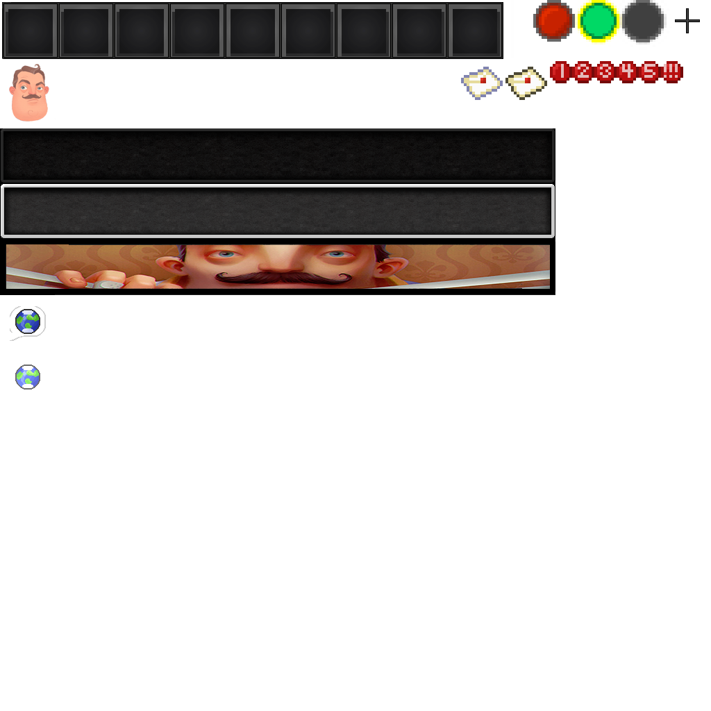 Texture for hello, Neighbor Wigets