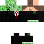 Texture for creeper in a suit with a mask