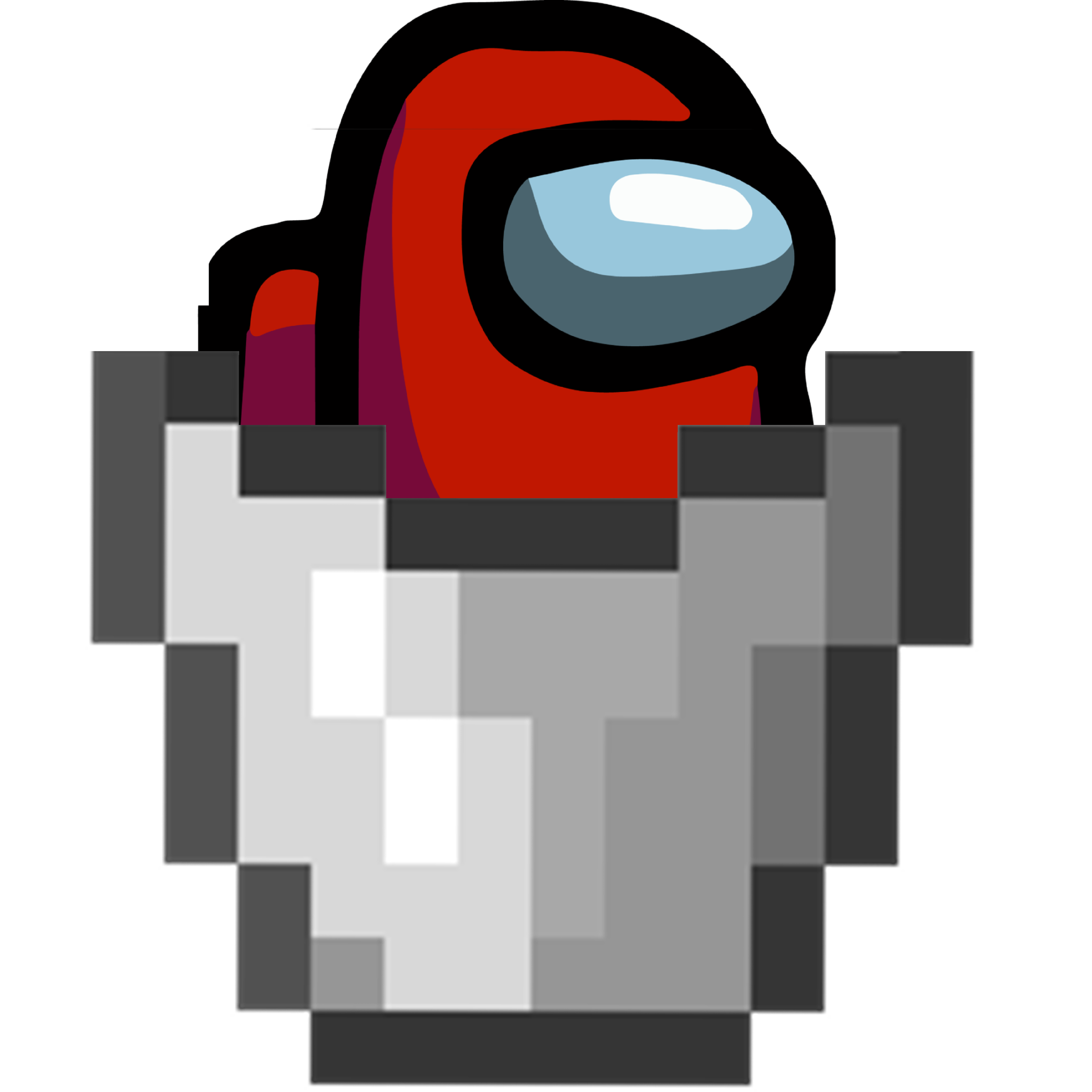 Texture for Bucket of Among Us