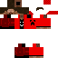 Texture for Herobrine Named David with Red Eyes 
