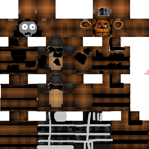 Texture for FREDDY DE FNAF ZOMBIE