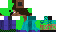Texture for infected steve-creeper