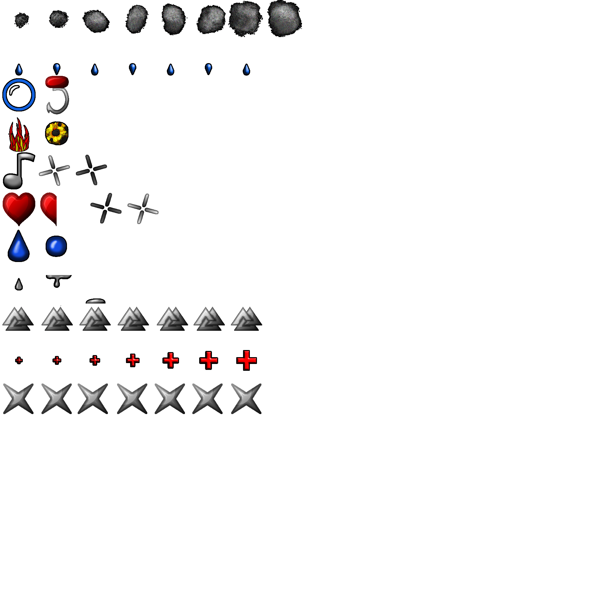 Texture for particles